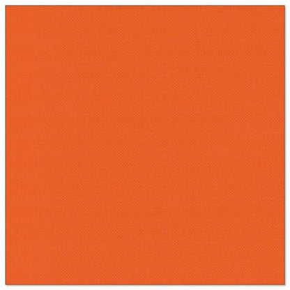 Čtvercový obrázek zobrazuje jednobarevnou nektarinkovou oranžovou s jemným strukturálním vzorem, inspirovaným prémiovým vzhledem PAPSTAR GmbH 50 ubrousků "ROYAL Collection" 1/4-skládané 40 x 40 cm nektarinka.