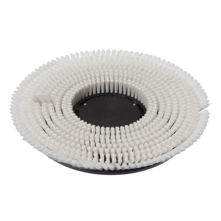 Diversey mokrý šamponový kartáč (Ø 43 cm) má husté, soustředné štětiny na černém podkladu, ideální pro čištění koberců s TASKI ergodisc 165, 200 nebo duo. Dodává se jako jednotlivý kus v balení.