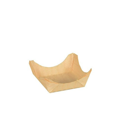 50 misek na fingerfood „pure“ ze dřeva od PAPSTAR GmbH jsou kulaté, ekologické a stylové – udržitelná alternativa k běžným jednorázovým miskám. Zobrazeno na bílém pozadí.