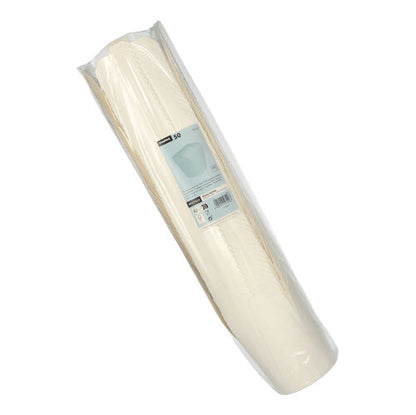 Starpak 50 snackboxů "To Go" hranatých - 750 ml: Obdélníkové, bílé jednorázové misky v průhledném obalu s etiketou – perfektní pro jídla nebo občerstvení na cestu.