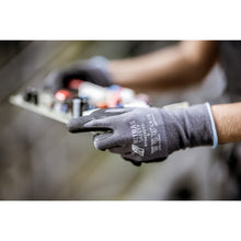 Montážní rukavice NITRAS, šedá / černá