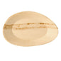 Der PAPSTAR Palmblatt Teller oval (26x17 cm), umweltfreundlich, Karton mit 25 Stück von PAPSTAR GmbH, ist ein nachhaltiger Einwegteller in Ovalform mit natürlicher Maserung - perfekt für umweltbewusstes Dinieren.
