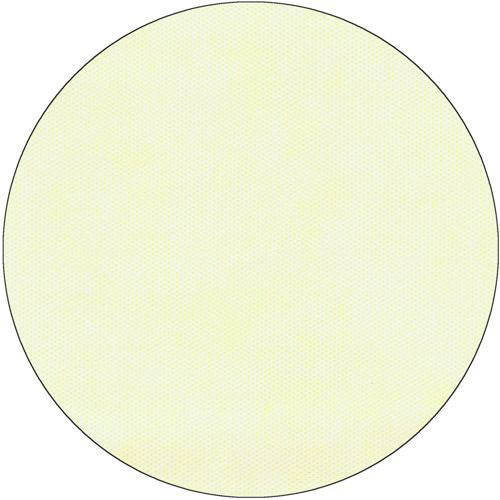 Jednoduchý, krémový kulatý kotouč s tenkým černým obrysem, podobný Starpak ubrusu „soft selection“ z látce podobného vliesu v krémové barvě (40 m x 1,18 m), prezentovaný na bílém pozadí.