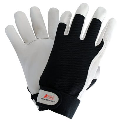 NITRAS DEXTER WINTER, rukavice pro mechaniky, šedá / černá