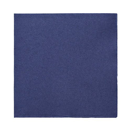20 ubrousků „DAILY Collection“ 1/4-složené, 32x32 cm, od PAPSTAR GmbH se prezentuje v jednoduché tmavě modré s jednoduchou strukturou a rovnými okraji – ideální pro každou stolní dekoraci, prezentováno na bílém pozadí.