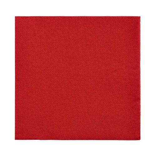 Zobrazeno je 150 ubrousků „DAILY Collection“ (1/4-skládání, 32x32 cm) od PAPSTAR GmbH v jednobarevné červené na bílém podkladu a je vyrobeno z vysoce kvalitního papíru bez viditelných vzorů nebo designů.
