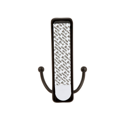 Der Command™ Großer Badezimmer-Doppelhaken von 3M Deutschland GmbH in Nickel satiniert bietet zwei Arme und haftet dank großer Strips ohne Bohren - ideal als Handtuchhaken im Bad.