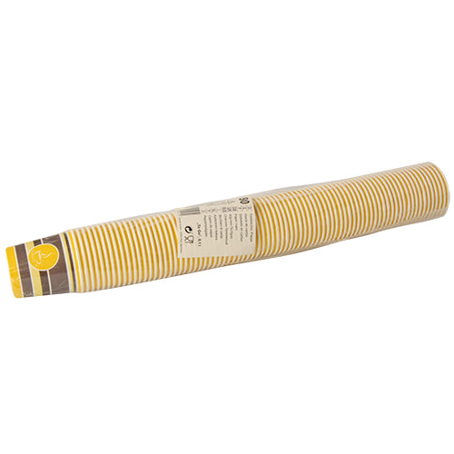 Balení obsahuje 80 kelímků Starpak „To Go“ (0,1 l, Ø 6 cm) z ekologického papíru, zabalených v průhledné fólii s informacemi o produktu a značkovým štítkem.