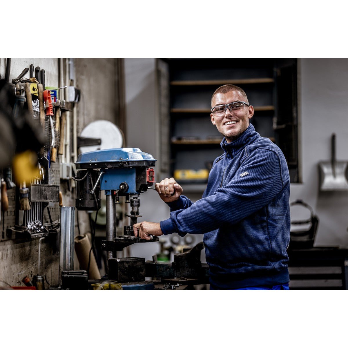 NITRAS VISION PROTECT PREMIUM, boční skla, transparentní / šedá, ISO 16321-1 plast | Balení (12 kusů)