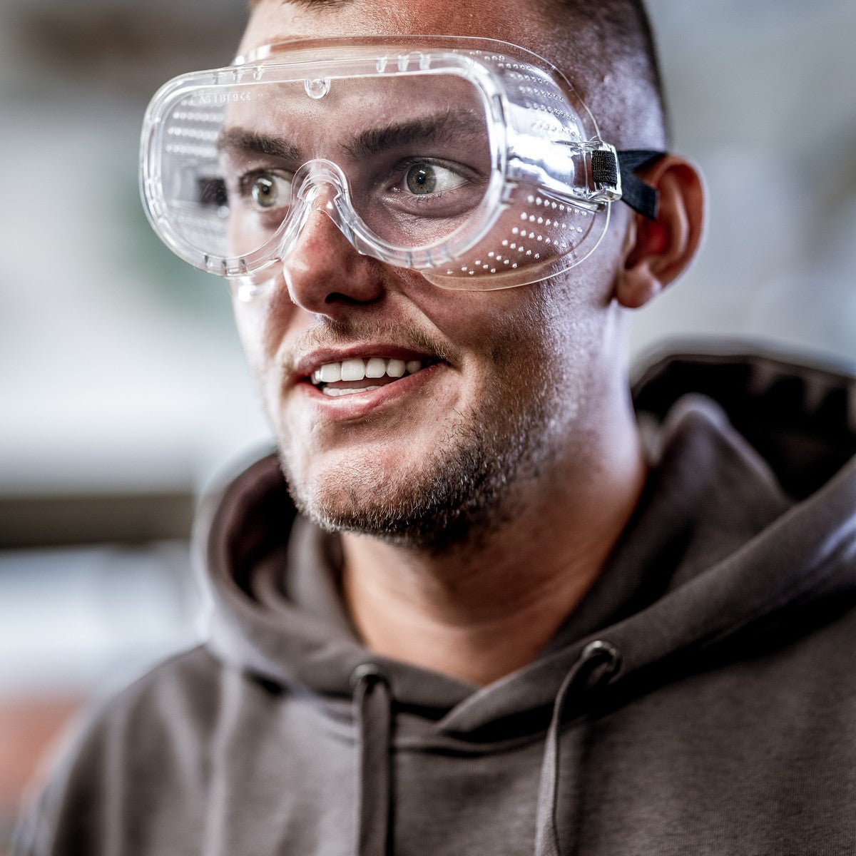 NITRAS VISION PROTECT BASIC, celozrakové brýle, transparentní, EN 166 PVC | Balení (1 kus)