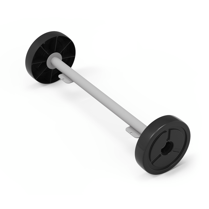 Numatic Velké zadní válečky, včetně nápravy (EcoMatic) | Balení (1 kus)