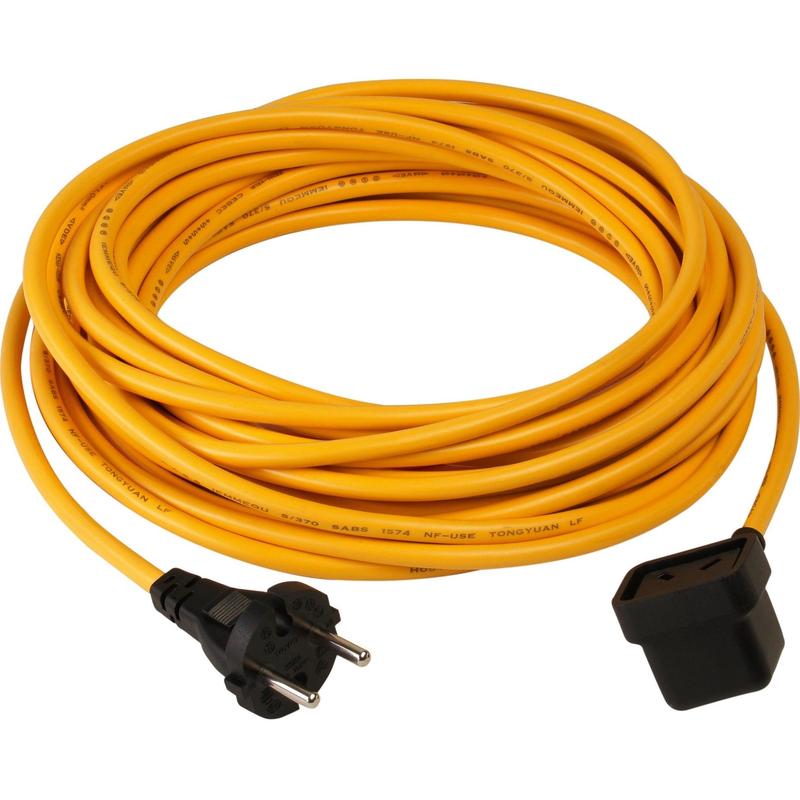 Numatic přívodní kabel 2-žilový, 15,0 m x 1,00 mm, NuCable pro RSV150, žlutý | Balení (1 kus)