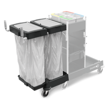 Sada rozšíření odpadní jednotky Numatic 240 litrů pro SM-4, práškově lakovaná, černá (Reflo) | Balení (1 kus)