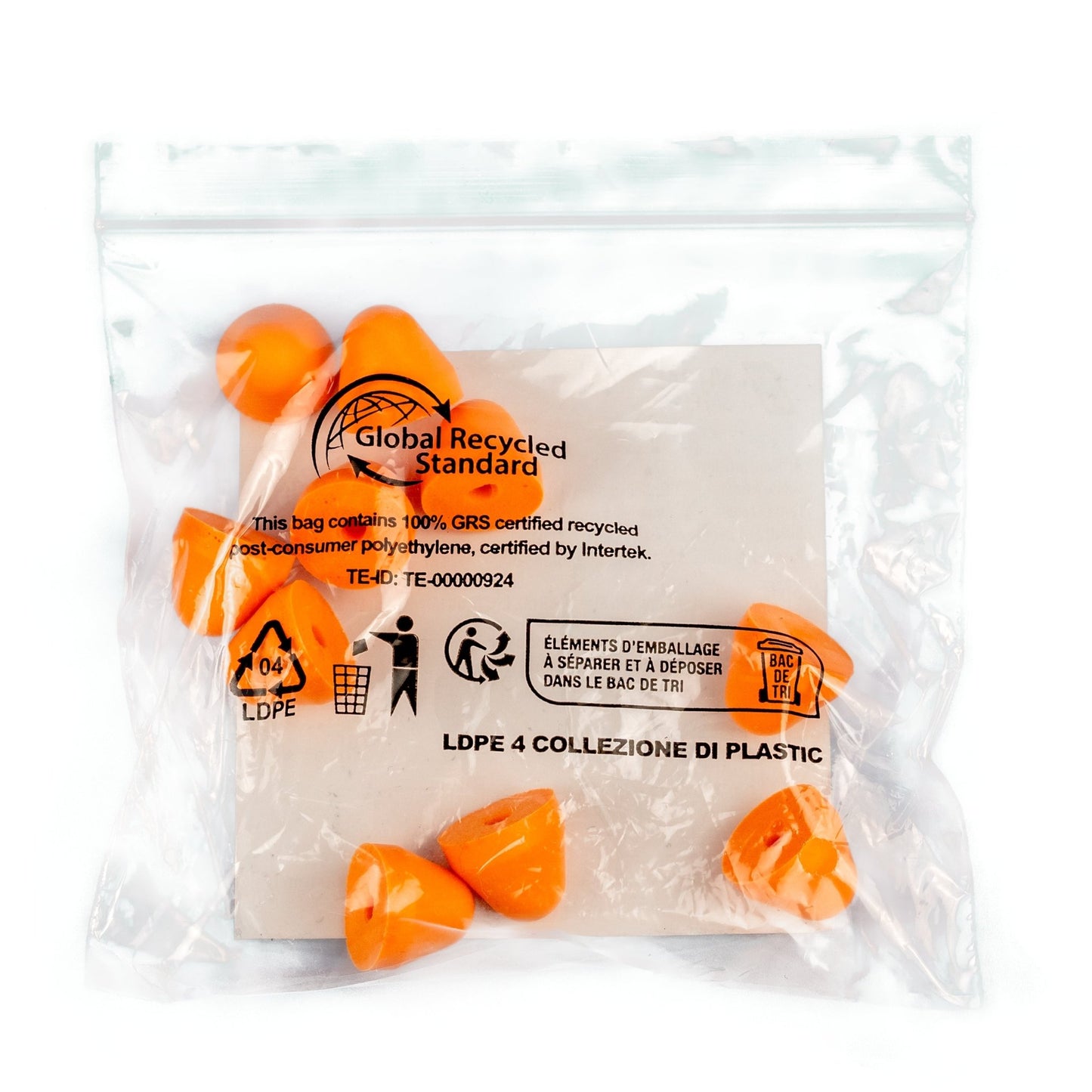NITRAS špunty do uší, oranžové, EN 352, polybag 5 párů | Balení (1 kus)