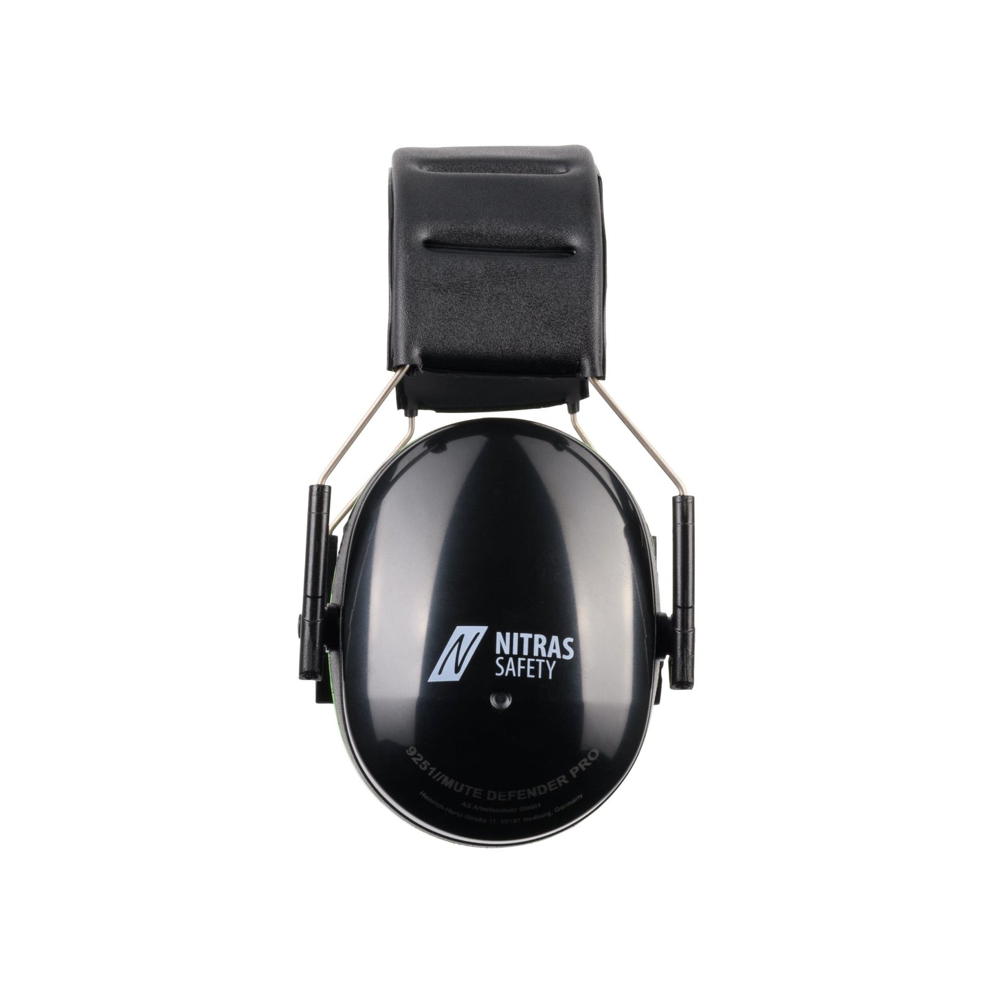 NITRAS MUTE DEFENDER PRO, chrániče sluchu, černá / zelená, EN 352-1 plast | Balení (1 kus)