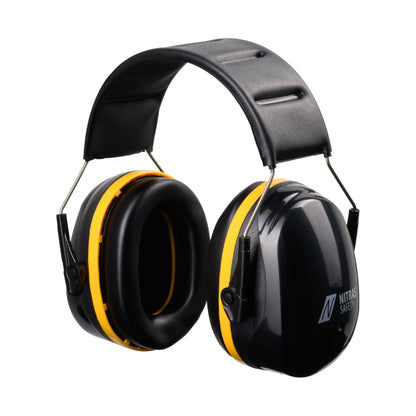 NITRAS MUTE DEFENDER PRO, chrániče sluchu, černá / žlutá, EN 352-1 plast | Balení (1 kus)