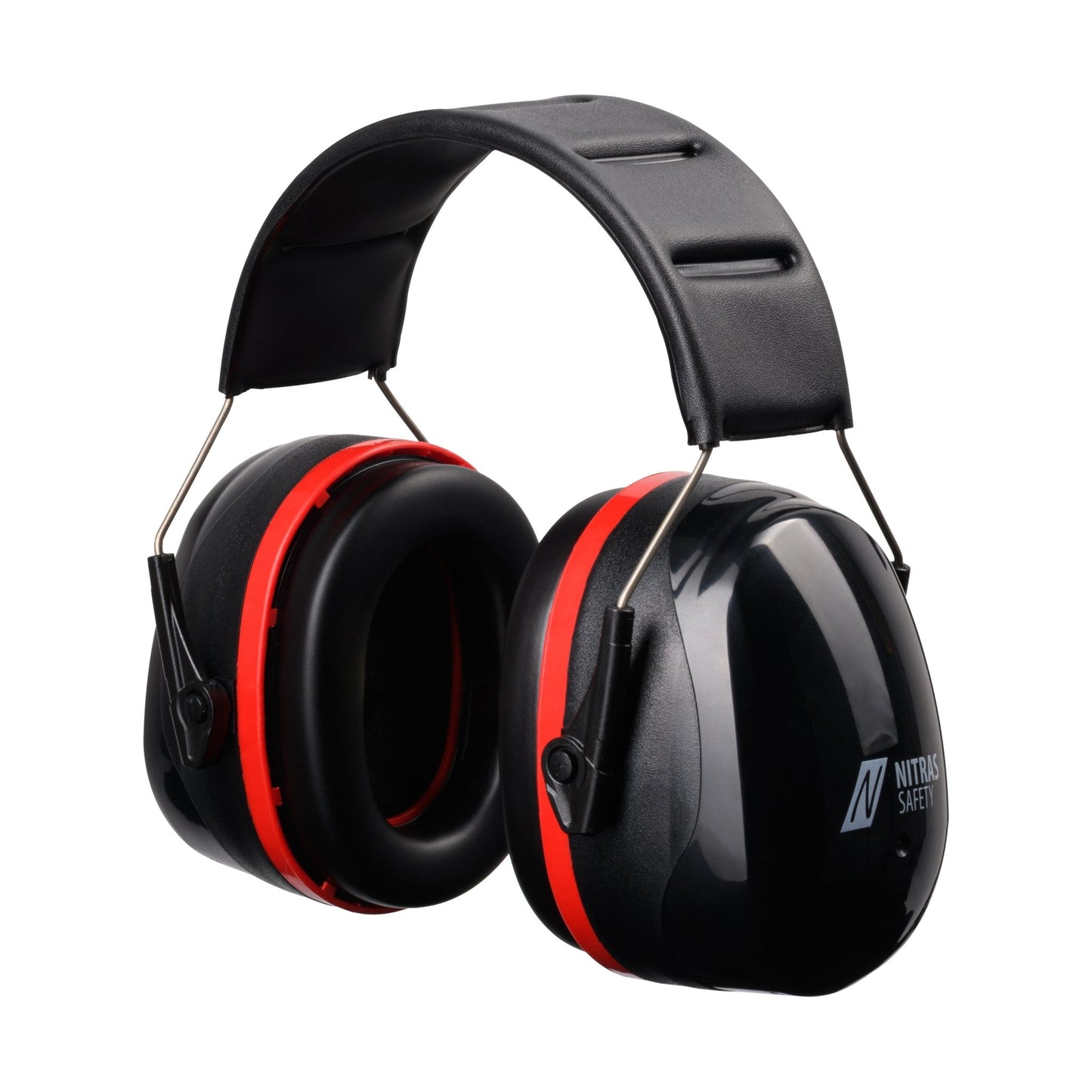 NITRAS MUTE DEFENDER PRO, chrániče sluchu, černá / červená, EN 352-1 plast | Balení (1 kus)