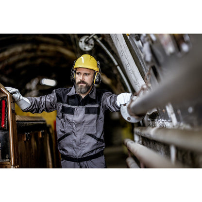 NITRAS MUTE DEFENDER PRO, chrániče sluchu, černá / žlutá, EN 352-3 plast | Balení (1 kus)