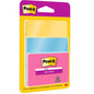 Balení 3M Post-it® Super Sticky Notes, 3 bloky v různých barvách a velikostech, každý s 45 listy, PEFC certifikováno (SGSCH-PEFC-COC-110078), od 3M Deutschland GmbH.