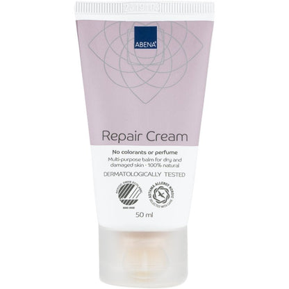 Abena Re-Seller GmbH Repair Creme, 100% lanolin, 50 ml, neparfémovaná a dermatologicky testovaná, ideální pro suchou pokožku. Bez barviv nebo parfémů (karton s 6 baleními).