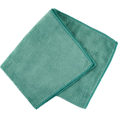 Mikrovláknový hadřík ENA Natura (40x40 cm) od společnosti Abena Re-Seller GmbH je čistě složený na bílém podkladu. Lemované okraje a měkký, strukturovaný povrch zajišťují čištění bez šmouh a tím pádem dokonalé výsledky.