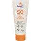 100ml tuba opalovacího krému Bambo Nature SPF50 od Abena Re-Seller GmbH, bez barviv a parfémů, dermatologicky testováno, veganské, šetrné k útesům a ideální pro citlivou pokožku. 6 balení v kartonu.