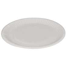 Papírový talíř kulatý, bílý od Abena Re-Seller GmbH je kulatý, bílý jednorázový talíř s vroubkovaným okrajem - ekologický a ideální pro ekologicky uvědomělé akce.