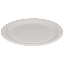 Papírový talíř kulatý, bílý od Abena Re-Seller GmbH je jednoduchý kulatý bílý talíř se strukturovaným okrajem - ideální jako ekologický jednorázový talíř pro každou příležitost.