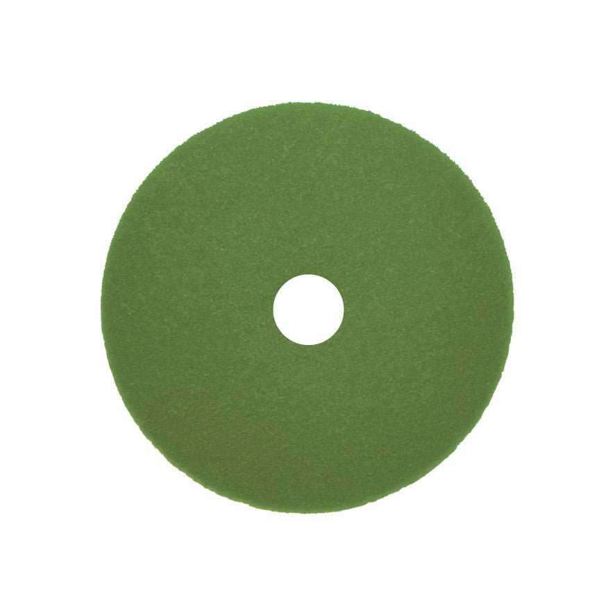 Je zobrazen zelený kruhový blok Arcora Sunshine Final No4 se středovým otvorem (karton, 10 kusů) na bílém pozadí.