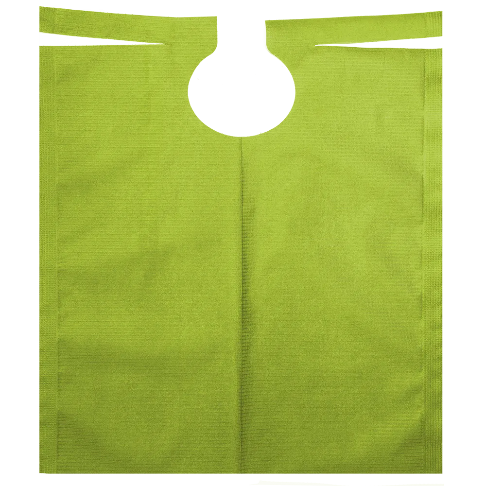 AMPri pacientský plášť s PE vrstvou o rozměrech 500 x 600 mm, dostupný v různých barvách, je netkaná zástěra od AMPri Handelsgesellschaft mbH. S kulatým výstřihem a dvěma vodorovnými pásky na horním konci je ideální pro zubní ošetření. Každá role obsahuje 80 kusů.