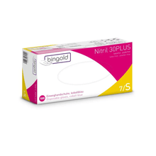 Bingold nitril 30plus nitrilní rukavice, modrá