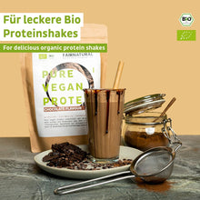 Bio veganská proteinová čokoláda v prášku bez sóji
