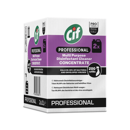 Cif Professional koncentrovaný víceúčelový dezinfekční čistič | Kanystr (2 l)
