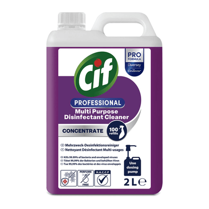 Cif Professional koncentrovaný víceúčelový dezinfekční čistič | Kanystr (2 l)
