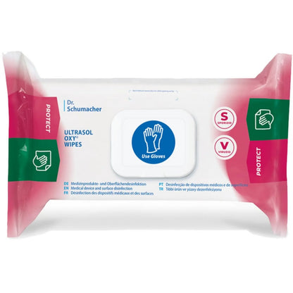 Dr. Schumacher Ultrasol Oxy Wipes dezinfekční ubrousky | balení (108 ubrousků) 