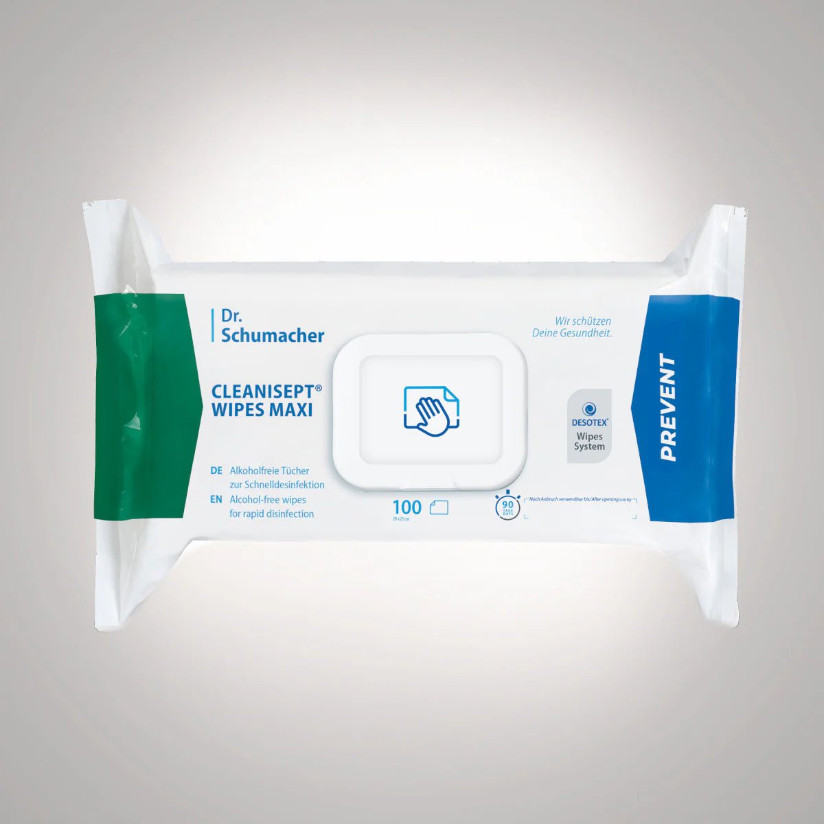 Dr. Schumacher Cleaisept® Wipes Maxi Disinfection ručníky | Balíček (100 ručníků)