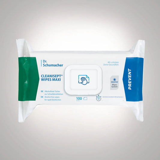 Dr. Schumacher Cleaisept® Wipes Maxi Disinfection ručníky | Balíček (100 ručníků)