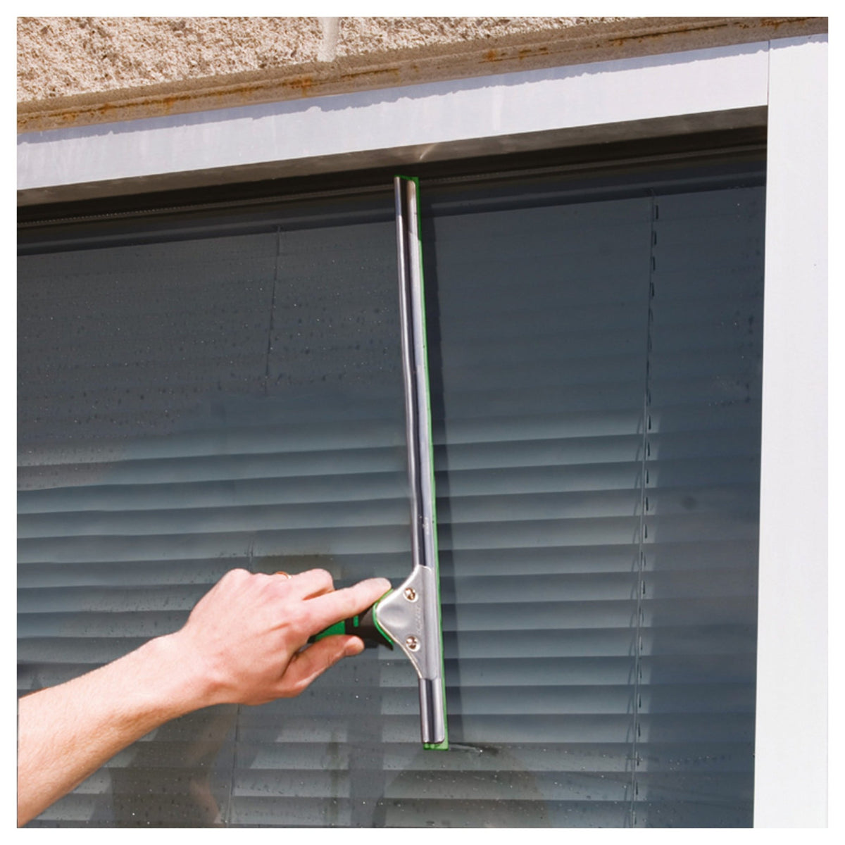 Unger ErgoTec® Fensterwischer - grünes Gummi 35 cm