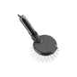Eine schwarz-graue Spülbürste von Haug Bürsten KG, mit weißem ERSATZKOPF RUND mit PBT ø0,35MM mittel für Art. 15090/15190/15390 und einem abgewinkelten Griff mit Aufhängeloch, ideal als Reinigungsgerät für Ihre Küche.