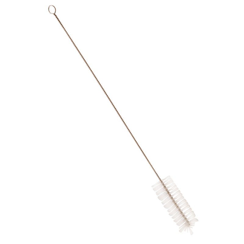 ROHRBÜRSTE, NYLON.6.0, TRANSPAR. ø 0,35MM MĚKKÁ, 500xø40MM od Haug Bürsten KG má měkké nylonové štětiny a zkroucenou rukojeť s očkem pro efektivní čištění trubek.