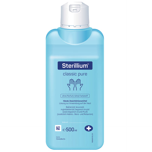 Sterillium® classic pure – dezinfekce rukou bez parfemace
