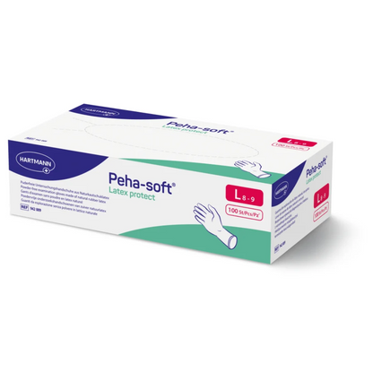 Hartmann Peha-soft® Latex protect, nepudrovaná vyšetřovací rukavice, velikost L