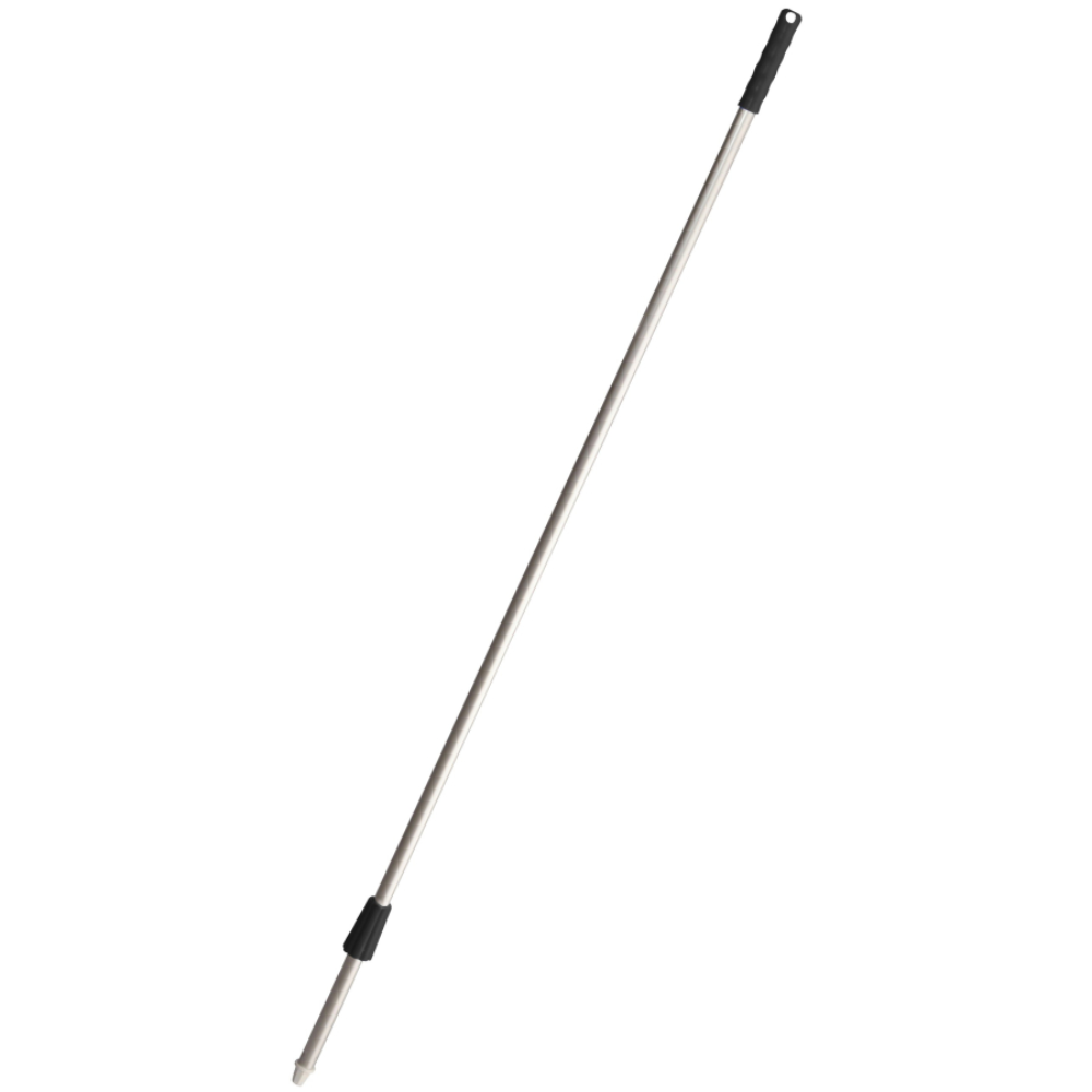 Hliníková násada na koště „in-up“ od Haug Bürsten KG s délkou 1400 mm a průměrem 22 mm je vybavena černou čepičkou a přetáčecí maticí, která usnadňuje připevnění hlavy koštěte. Jeho eloxovaný hliníkový povrch zaručuje jak odolnost, tak eleganci pro každou úklidovou úlohu.