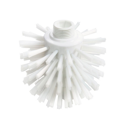 Tato Haug Wolfbürste PP PBT ø0,50 mm tvrdá 135xø120 mm od Haug Bürsten KG má kulatou hlavu kartáče s ven vyfouknutými, tuhými štětinami, což ji činí ideální pro čistící úkoly. Má také závitový konektor na vrcholu pro snadné připevnění rukojeti, ideální pro prostředí s bezpečností potravin.