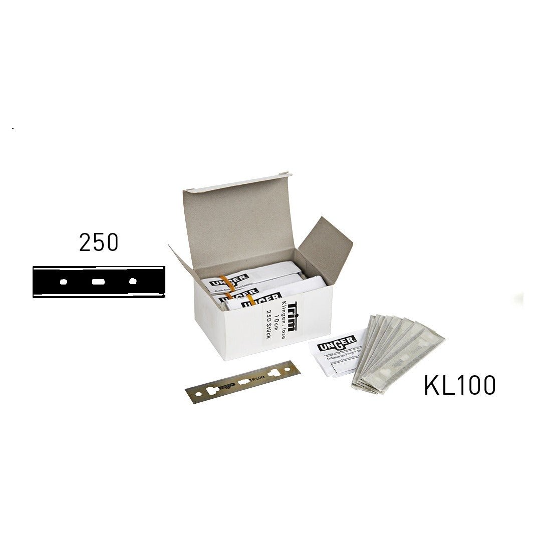 Unger Glasschaberklingen Karbon lose, 10 cm