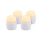 Papstar Securit® 4 LED čajové svíčky náhradní balení Ø 4 cm x 5 cm "Amsterdam" doba svícení 12-40 hodin