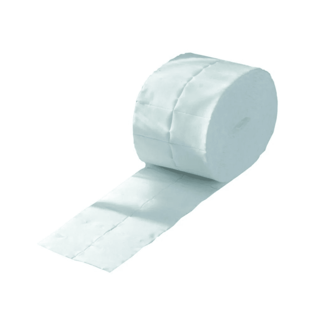 Dvě role výprodejového zboží: Meditrade BeeSana buničinové tampóny (8 x 10 cm, 2 role po 125 kusech | balení) od společnosti Meditrade GmbH jsou zobrazeny a ukazují jejich efektivní design pro osobní potřeby péče.