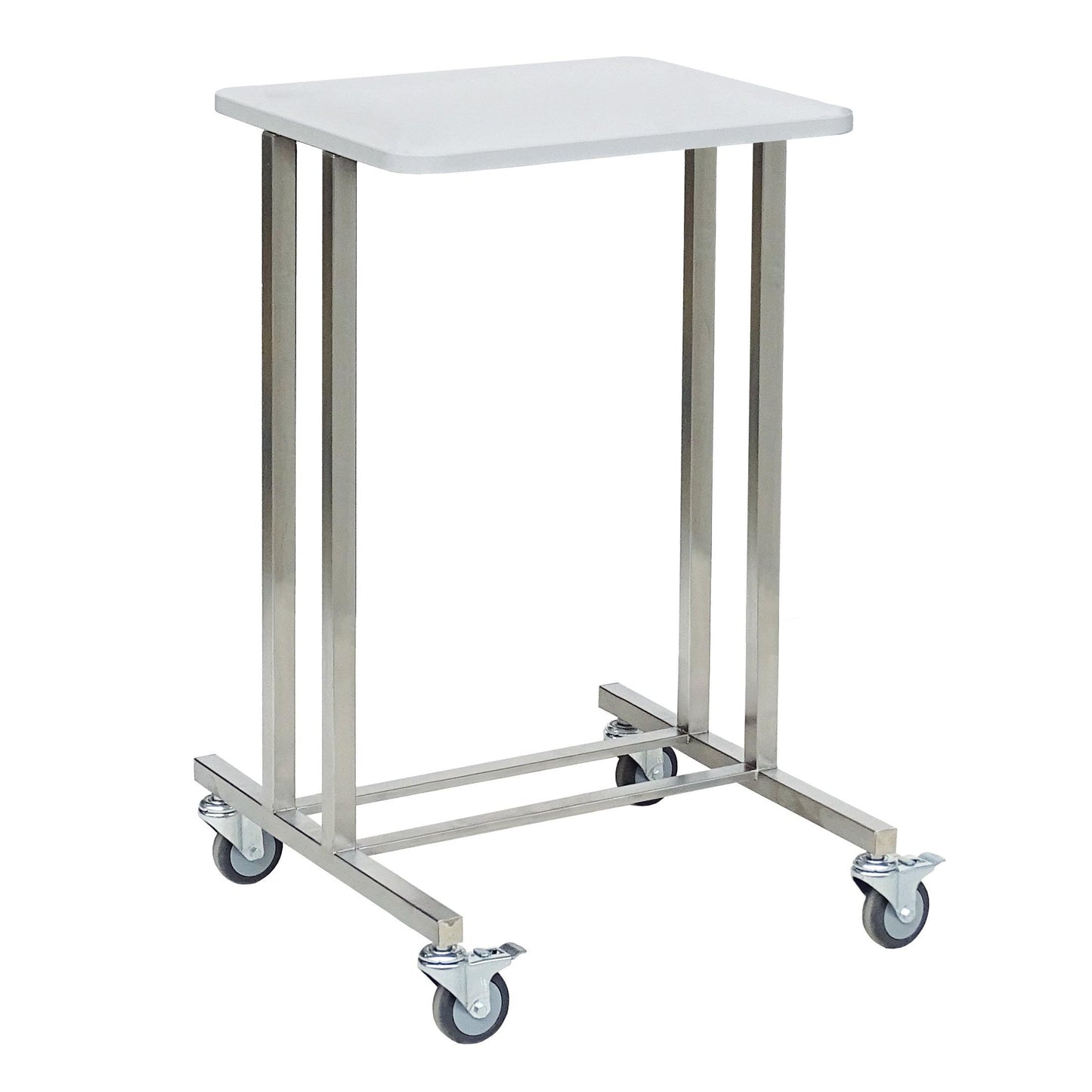 Vozík Novocal Systemwagen Modula 1 má stabilní rámovou konstrukci, čtyři lehce otočná kolečka o průměru 75 mm (2 s brzdami) a obdélníkovou bílou desku, což z něj činí všestranné řešení pro přepravu v jakémkoli pracovním prostředí. Značka: Novocal.
