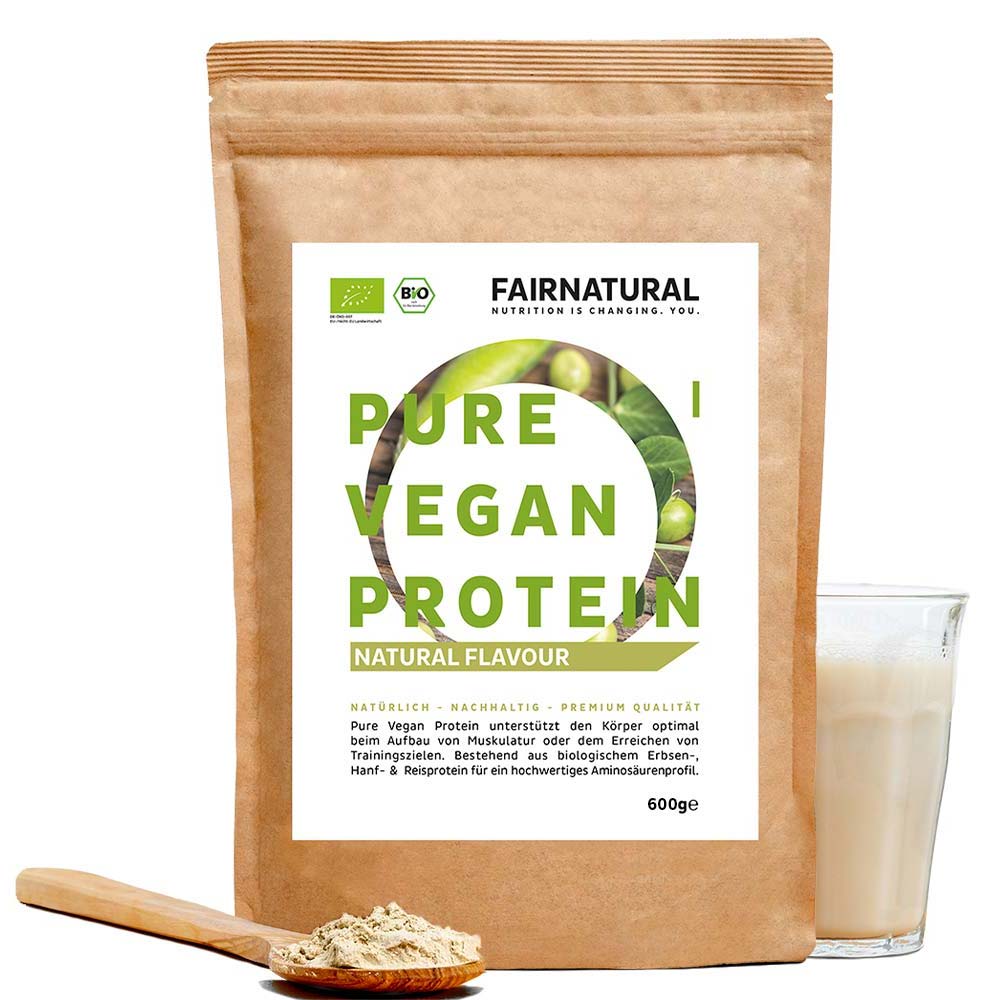 Bio veganský proteinový prášek neutrální bez sóji