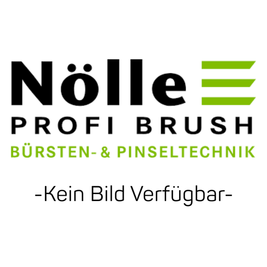 Na obrázku je logo společnosti Nölle Profi Brush Bürsten- & Pinseltechnik e.K., zelený a černý text a nápis „Obrázek není k dispozici“ u zakřivené lopatky s rukojetí o rozměrech 41 × 1300 mm, jasanové dřevo | 1 kus.